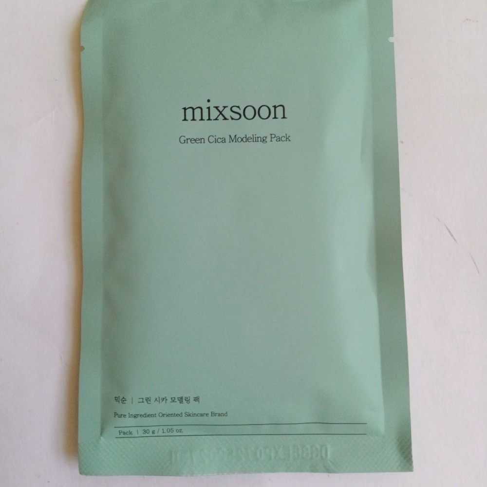 2x mixsoon Green Cica Modeling Face Mask, New, K Beauty Skincare